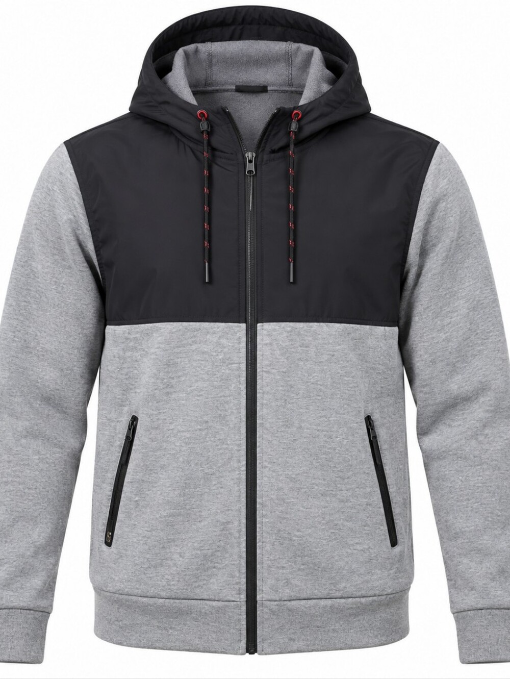 Aeropostale Air Softspun Tech Fleece Full-Zip Hoodie Mens Large Colorblock